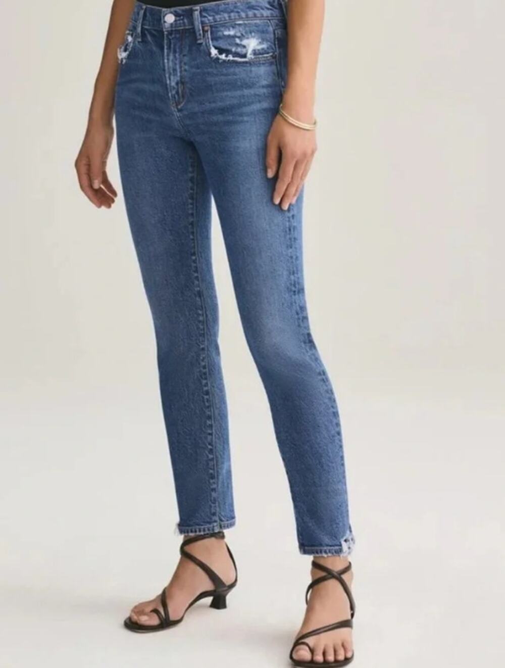 NWT Agolde Toni Mid Rise Straight Jeans - 25 waist